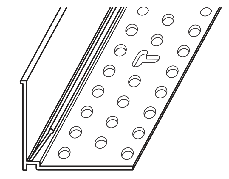 Ceiling Mounted Deflection Bead