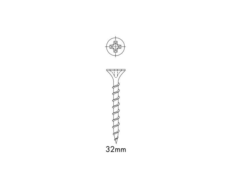 Grabber Screws 32mm