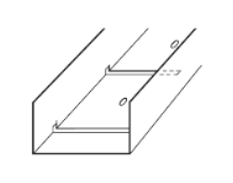 52mm Curved Drywall Track